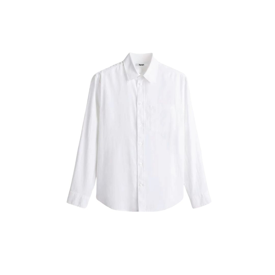 Linen Shirt – Ivory White