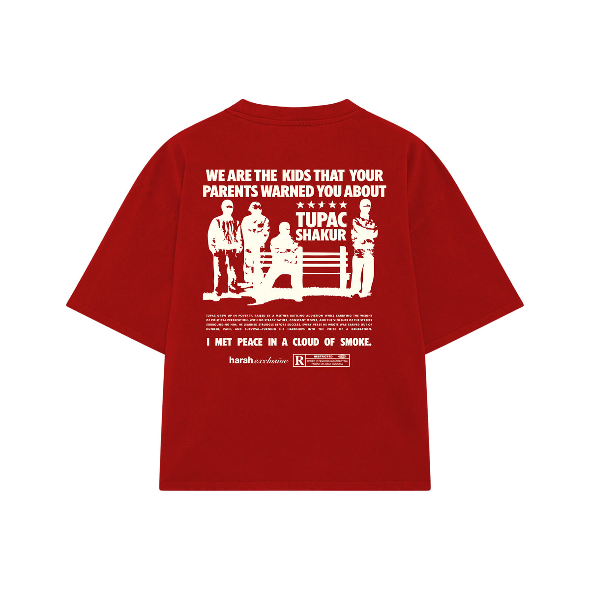 Tupac Shakur Tee-red