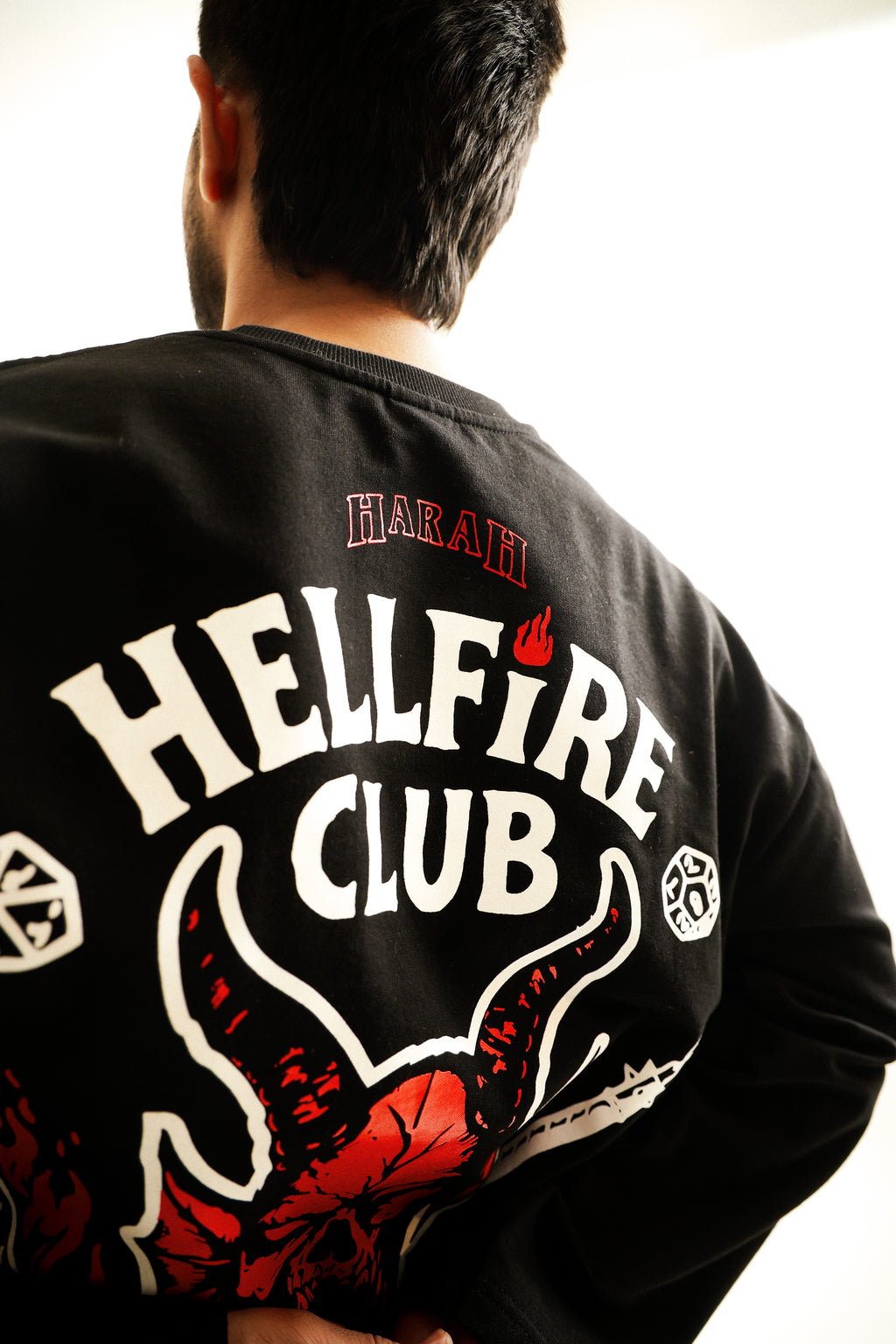 Hellfire Club-full Sleeve Oversized