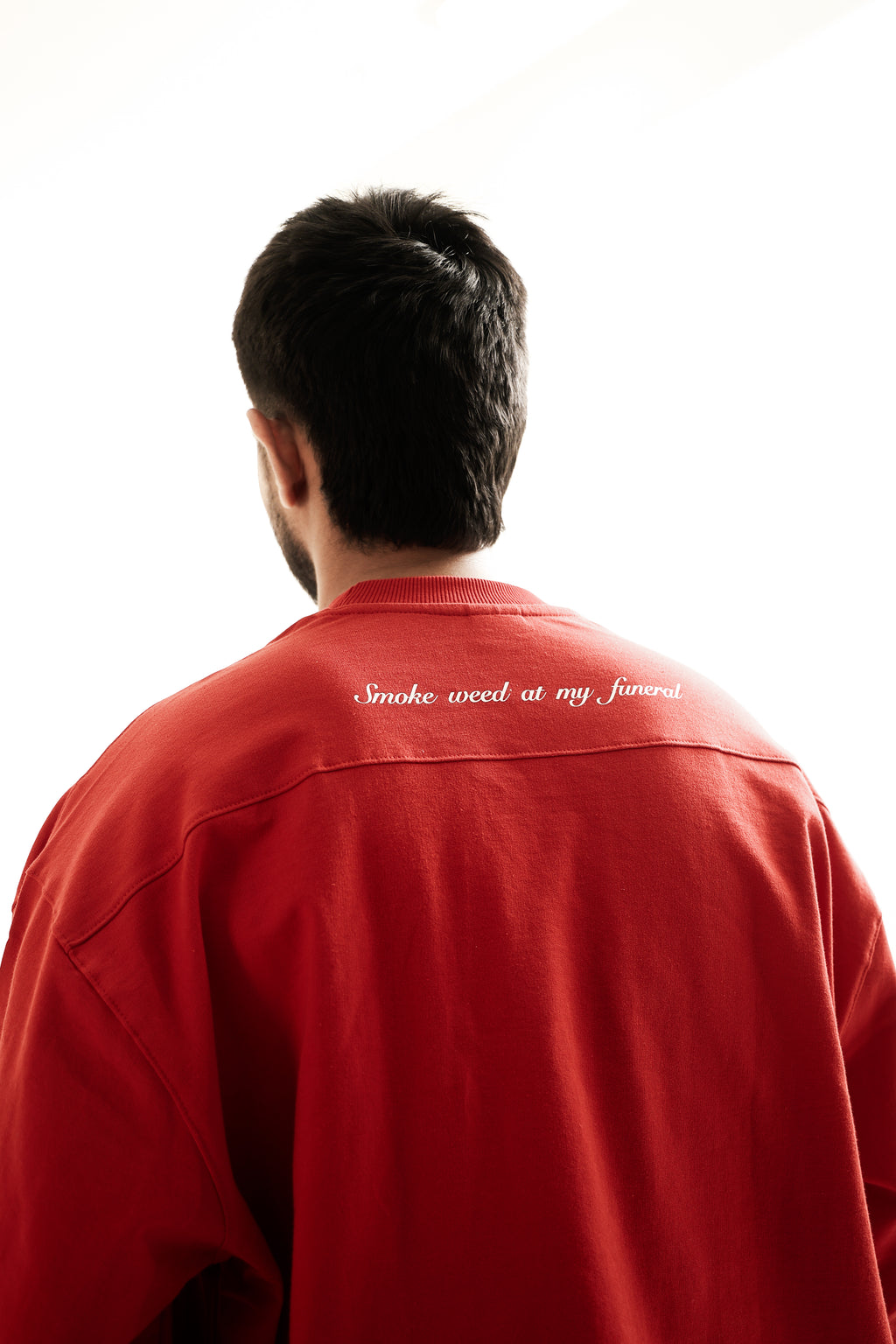 Harah Boxy Rugged Tshirt-Red