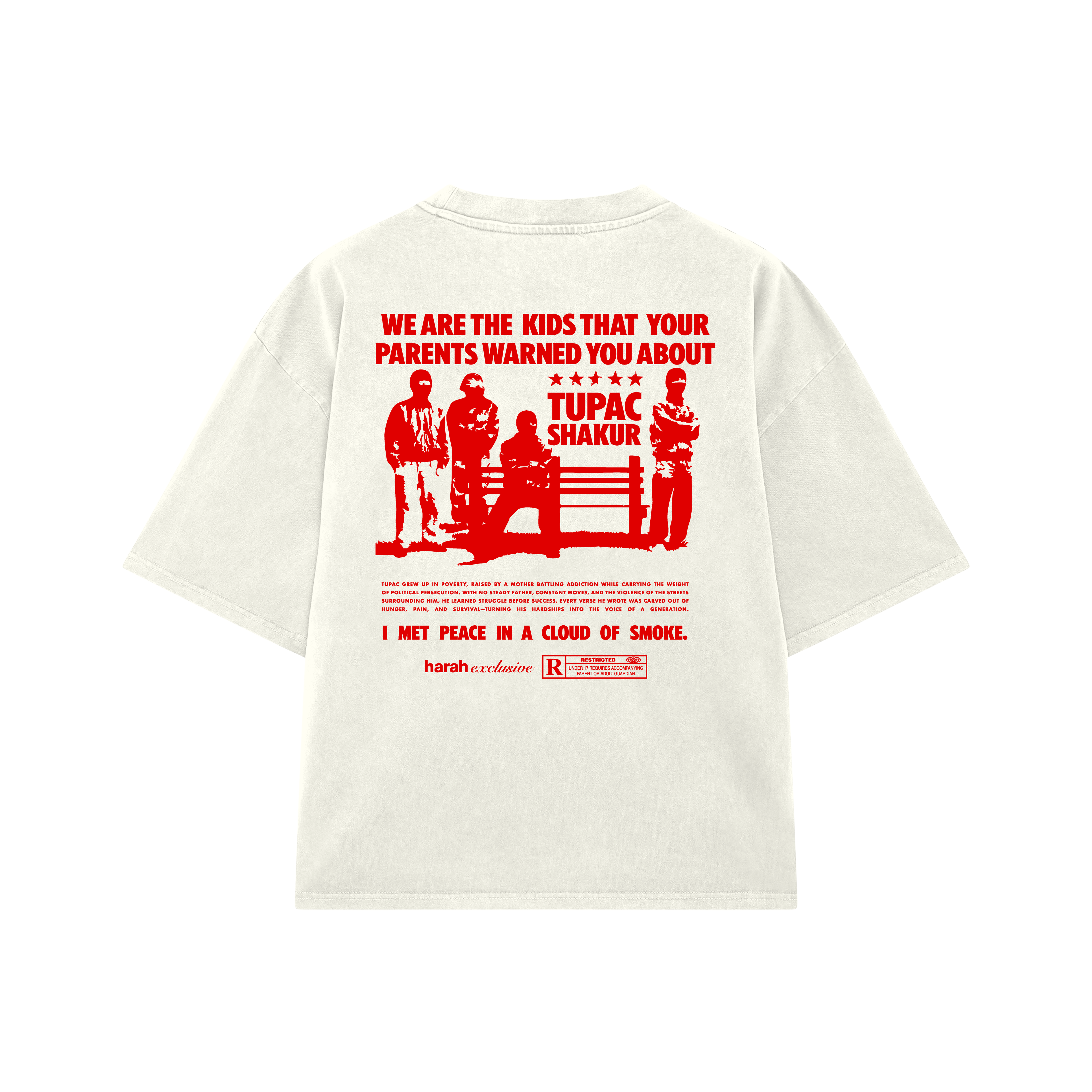 Tupac Shakur Tee- Off White