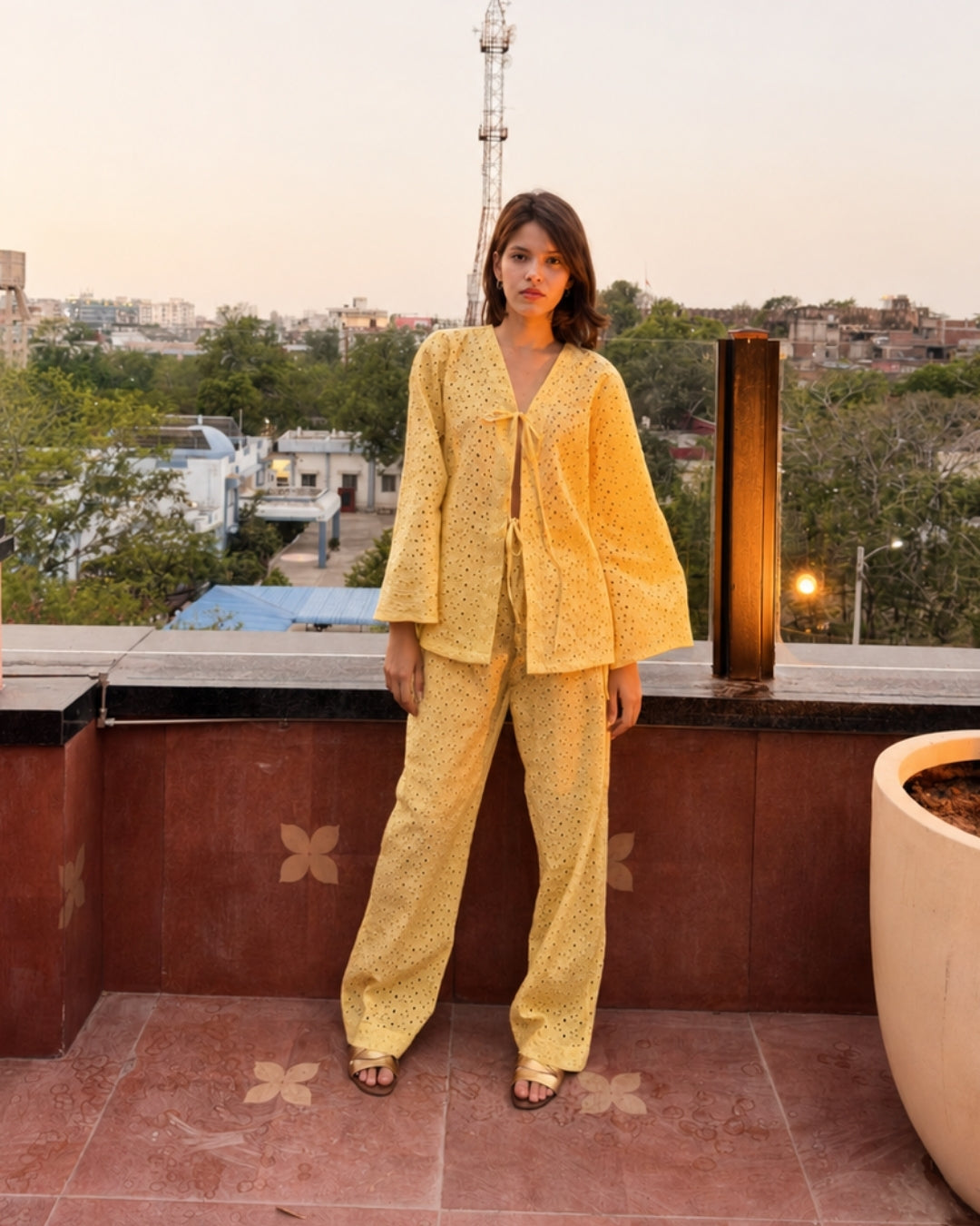 Sunlit Broderie Co-Ord Set