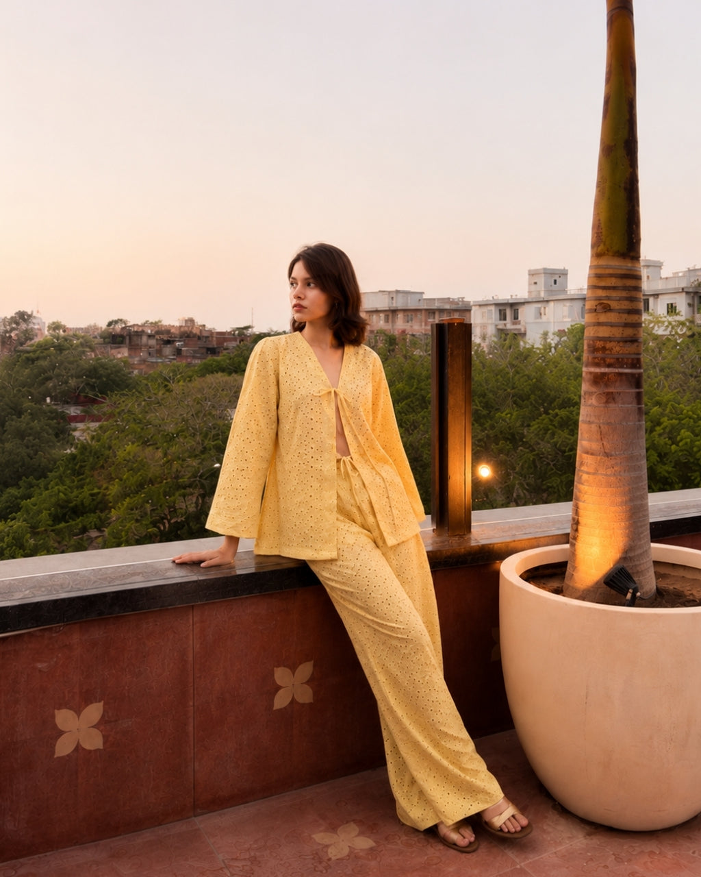 Sunlit Broderie Co-Ord Set