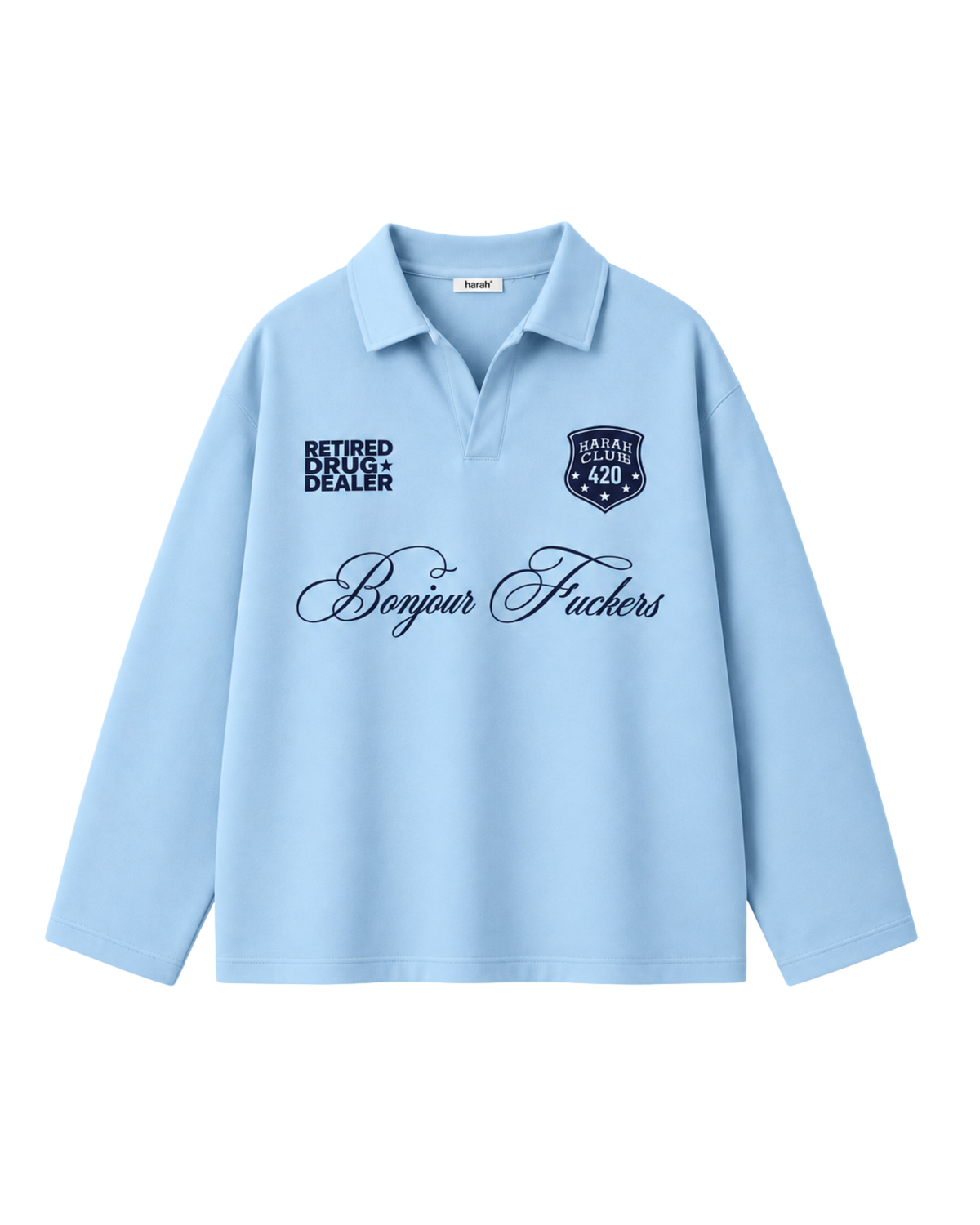 Harah Bonjour Polo Sky Blue