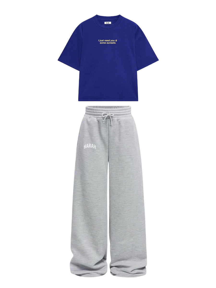 Harah Blue Grey Co-ord