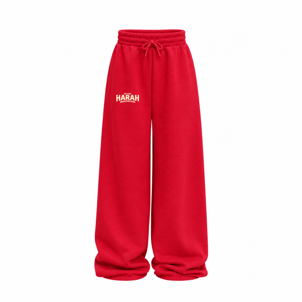 Harah Sweatpants Red Summer