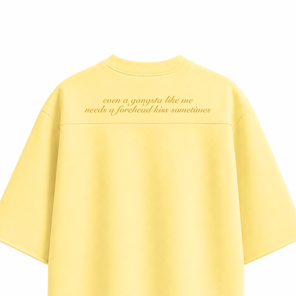 Harah Boxy Rugged Tshirt-Yellow