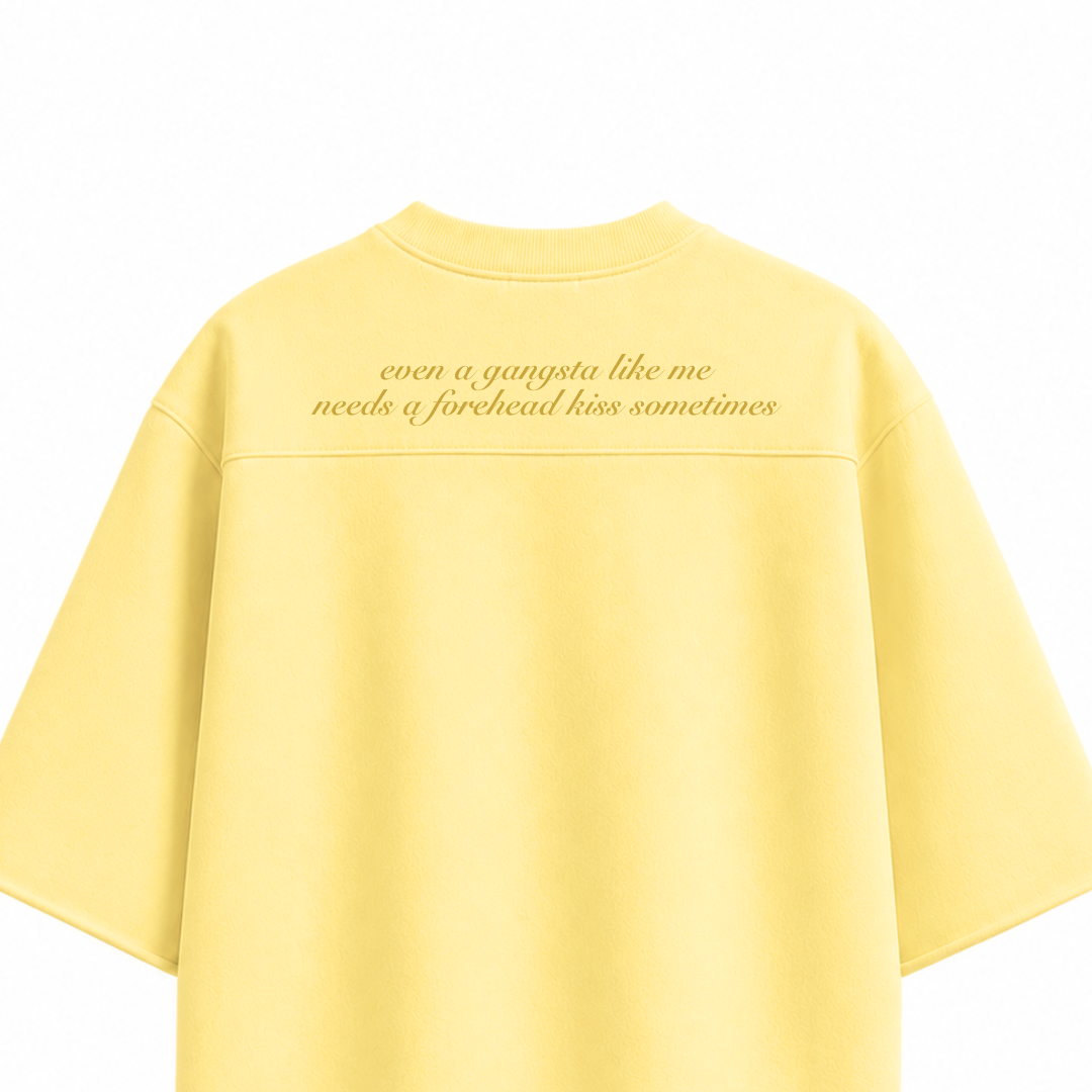 Harah Boxy Rugged Tshirt-Yellow