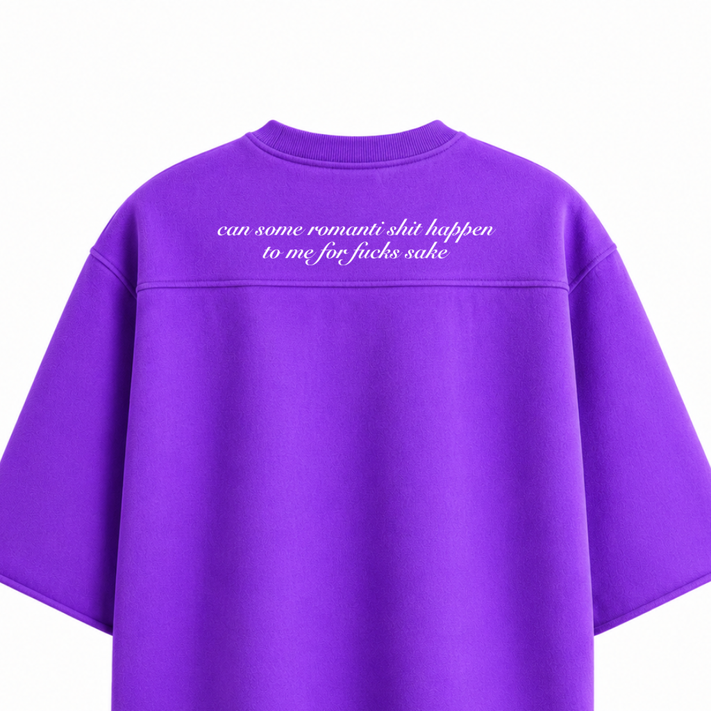 Harah Boxy Rugged Tshirt-Purple