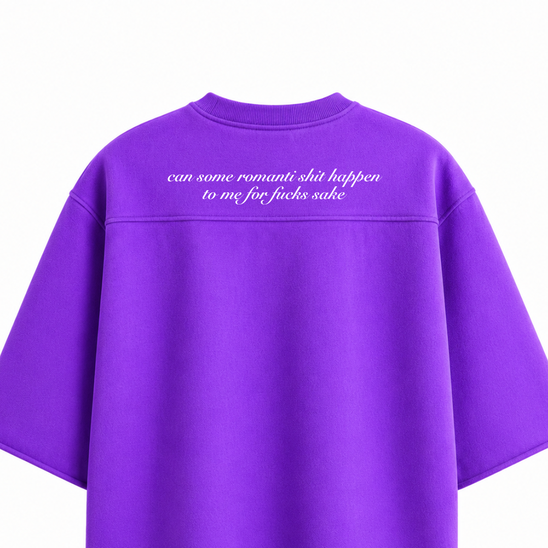 Harah Boxy Rugged Tshirt-Purple