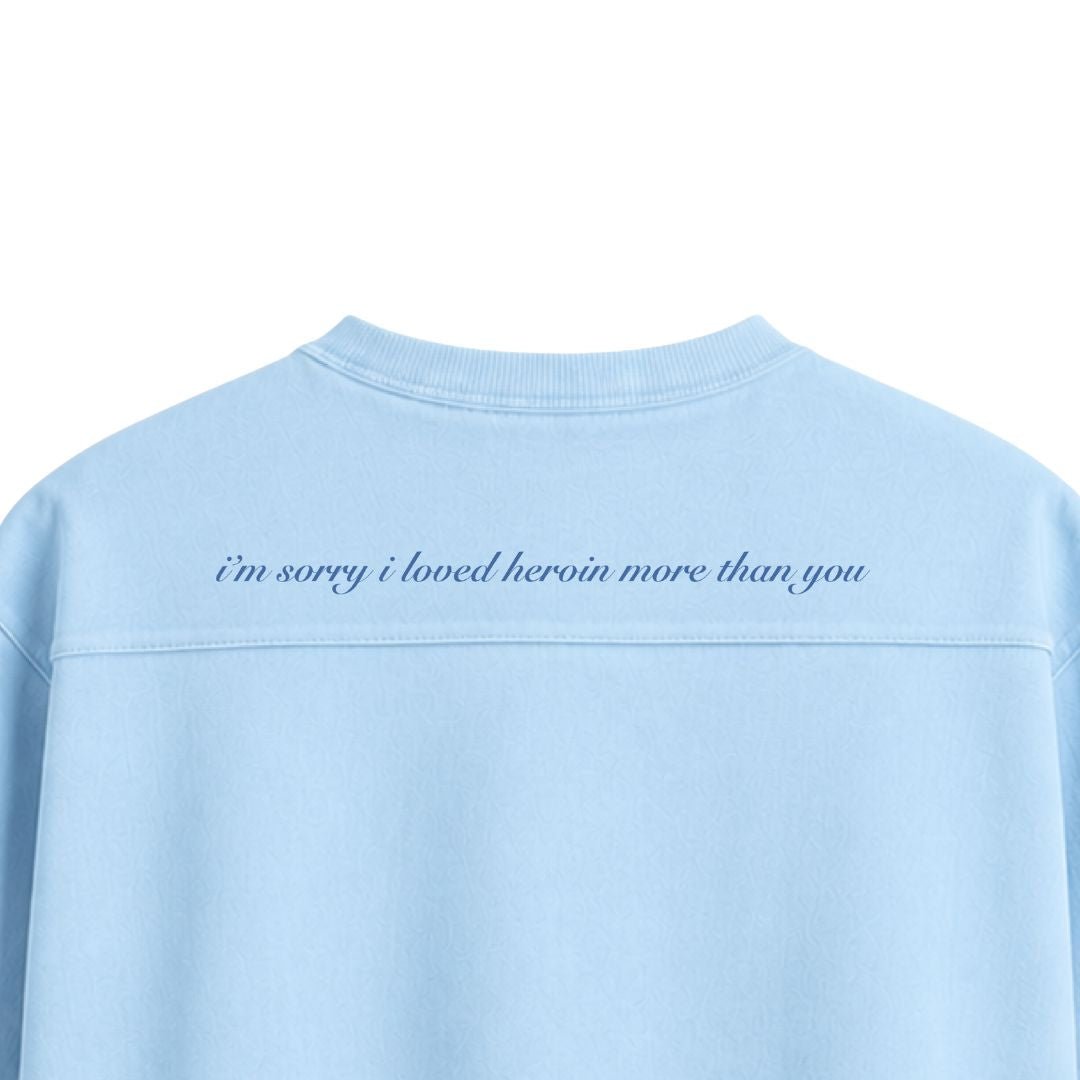 Harah Boxy Rugged Tshirt-Sky Blue
