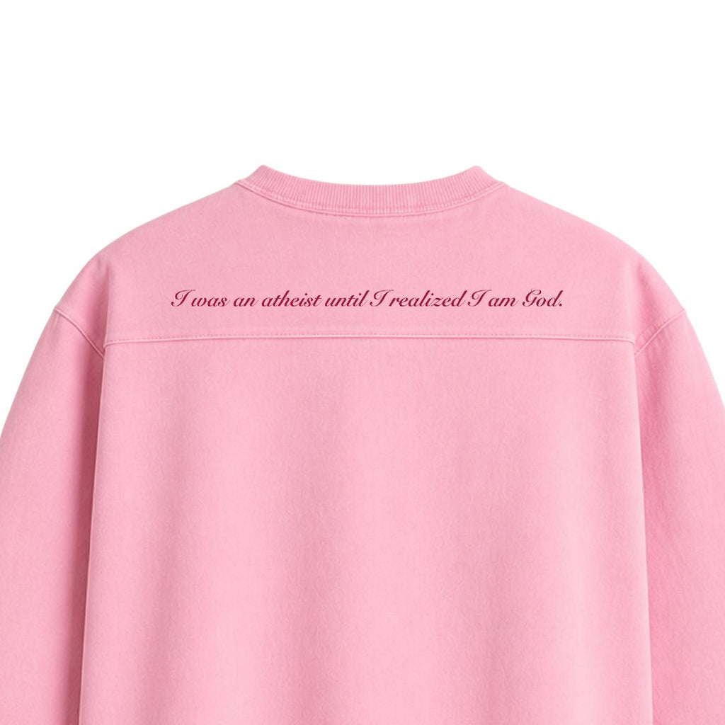 Harah Boxy Rugged Tshirt-Pink