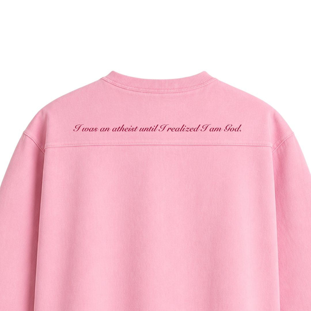 Harah Boxy Rugged Tshirt-Pink