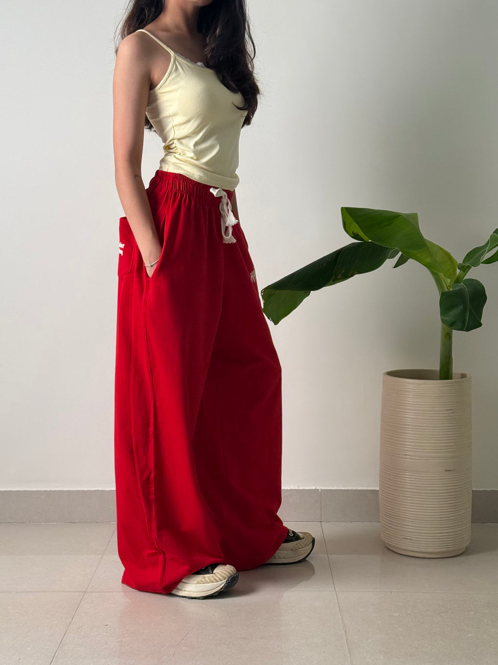 Harah Sweatpants Red Summer