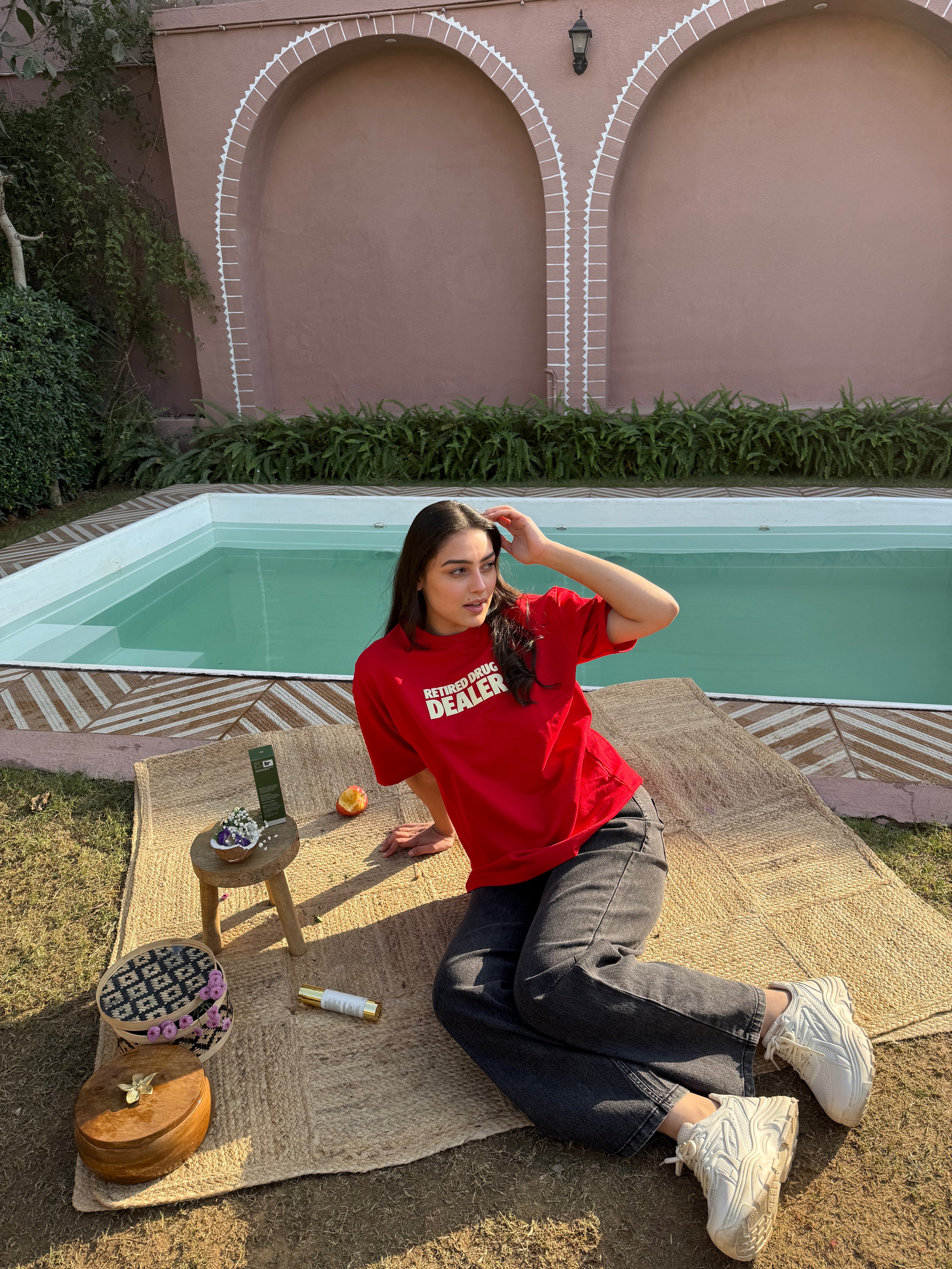 TUPAC SHAKUR TEE-RED