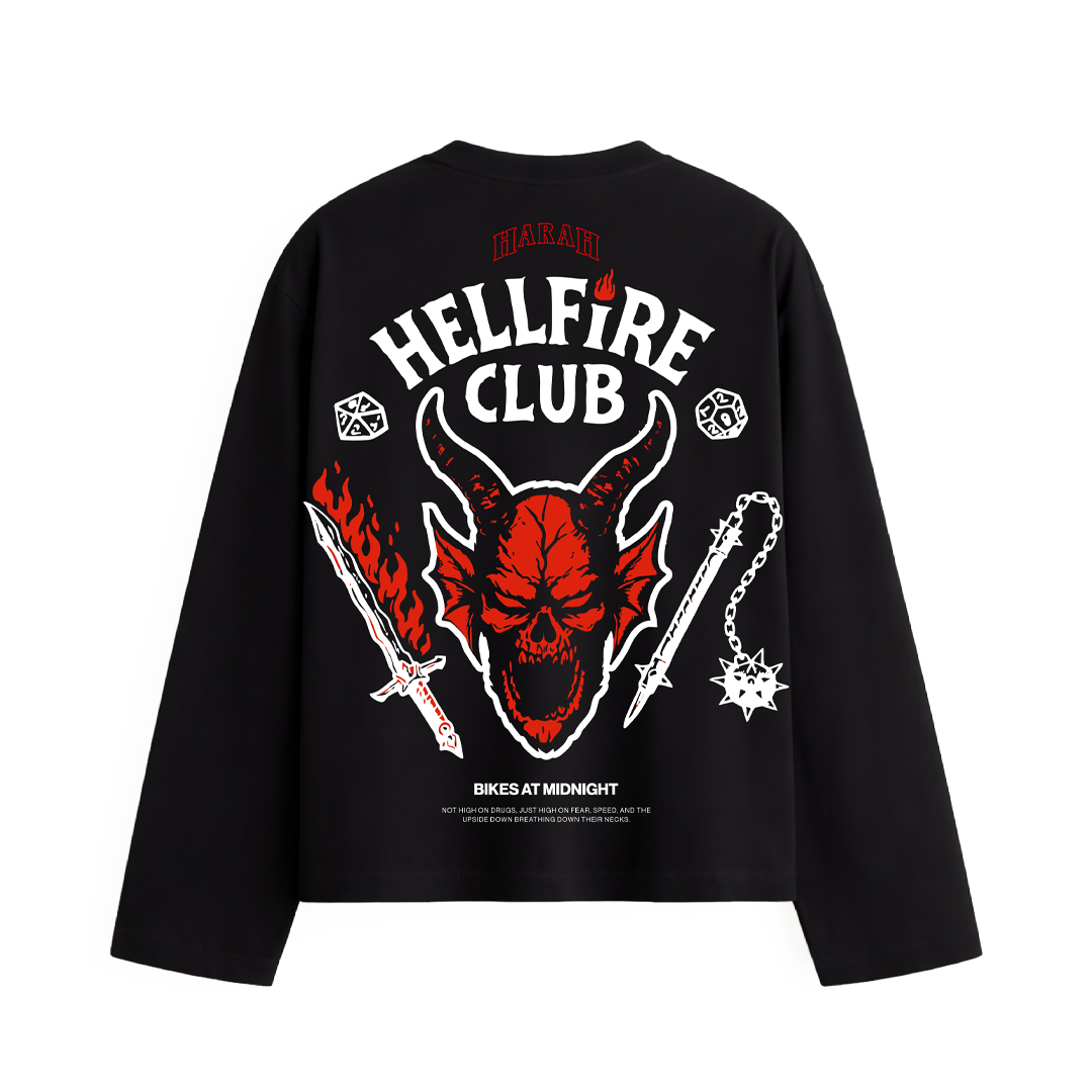 HELLFIRE CLUB-FULL SLEEVE OVERSIZED