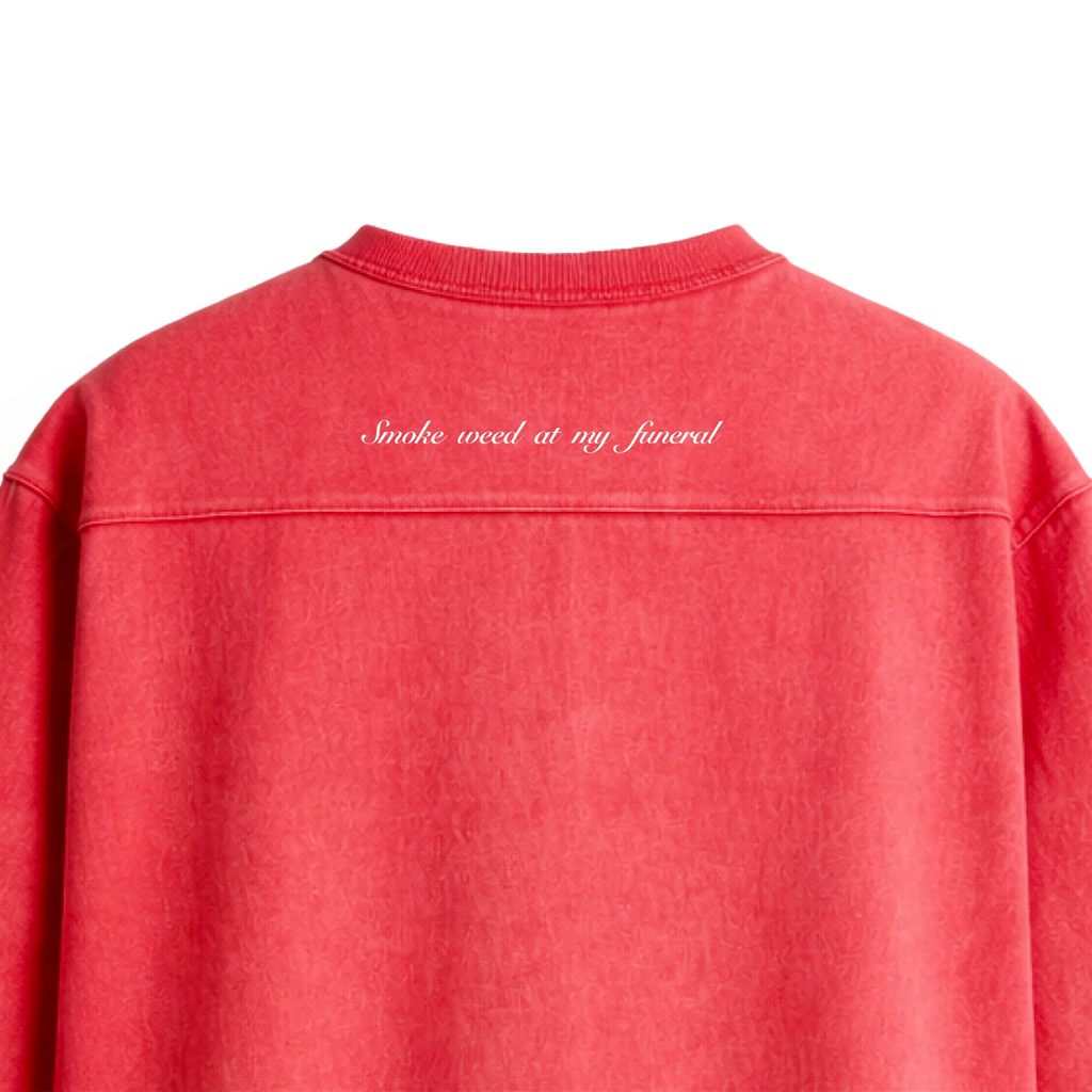 Harah Boxy Rugged Tshirt-Red