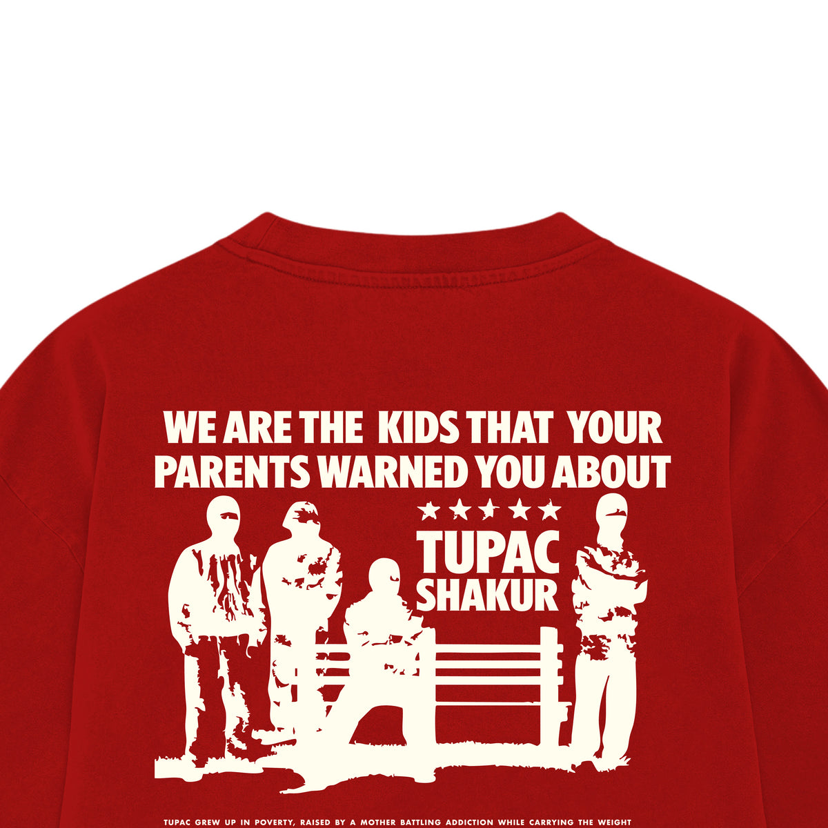 Tupac Shakur Tee-red