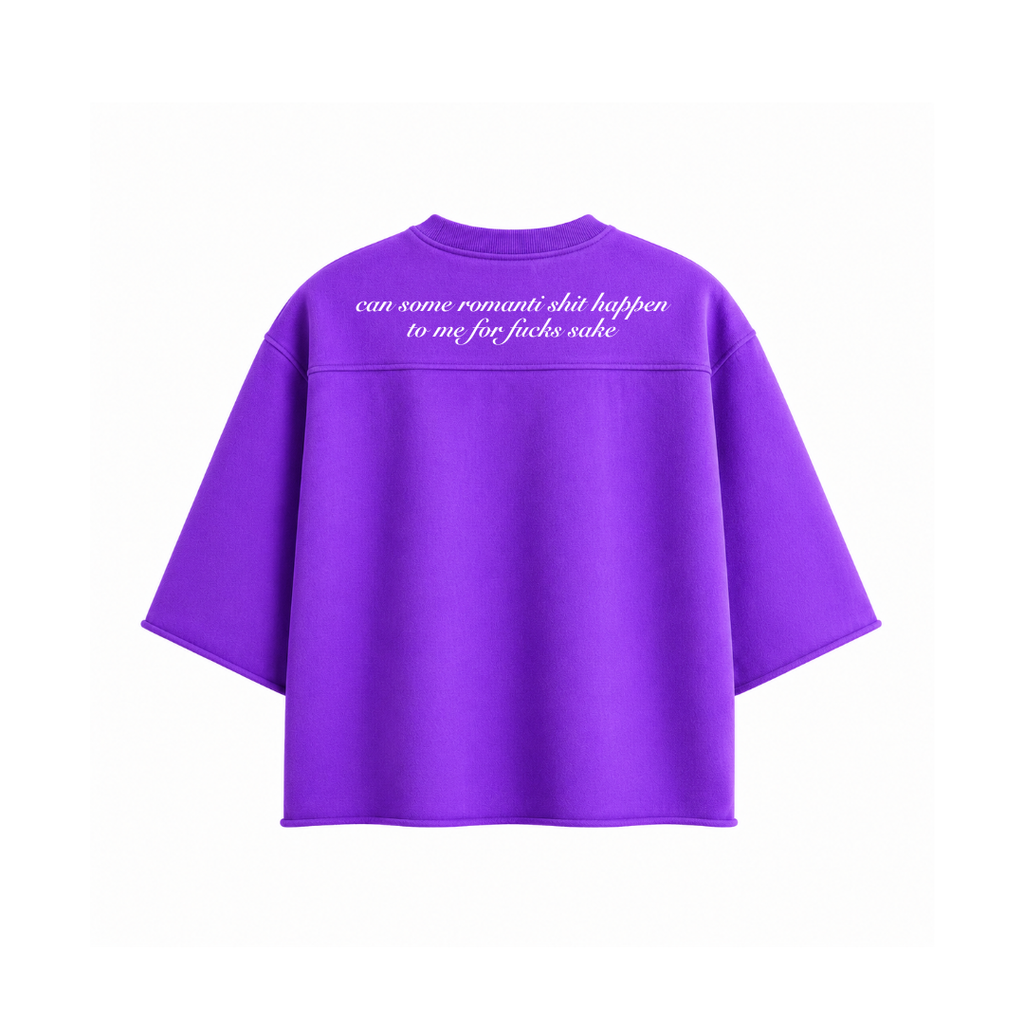 Harah Boxy Rugged Tshirt-Purple
