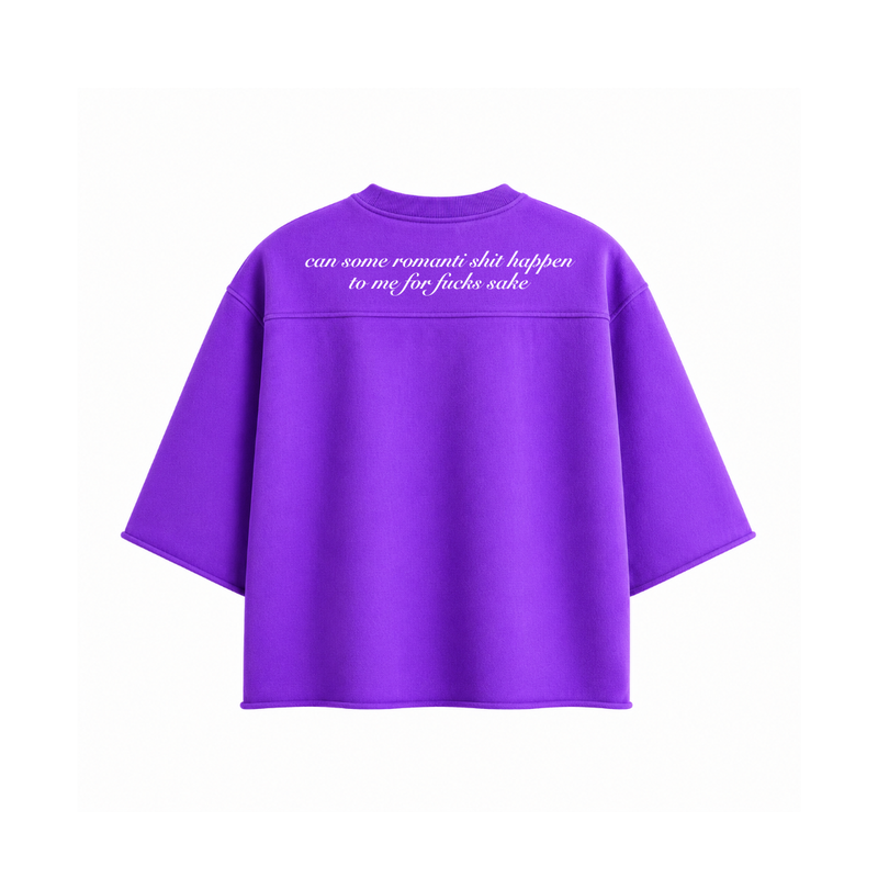 Harah Boxy Rugged Tshirt-Purple