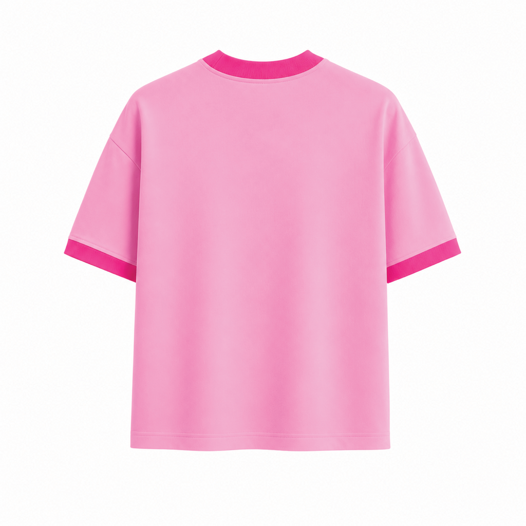 How Bout U Ringer Tee Cropped